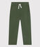Kinderhose aus gestreiftem Baumwoll-Kattun Kinder/Jungen grün CROCO