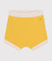 Baby-Shorts aus leichtem Molton gelb