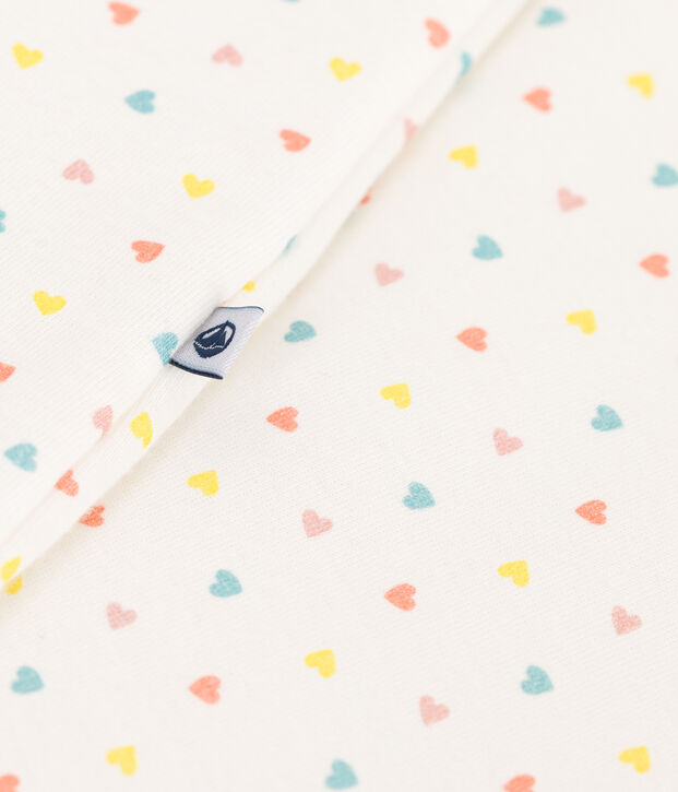 Babyschlafsack aus bedruckter Baumwolle, TOG 1,5 weiss/vielfarbig