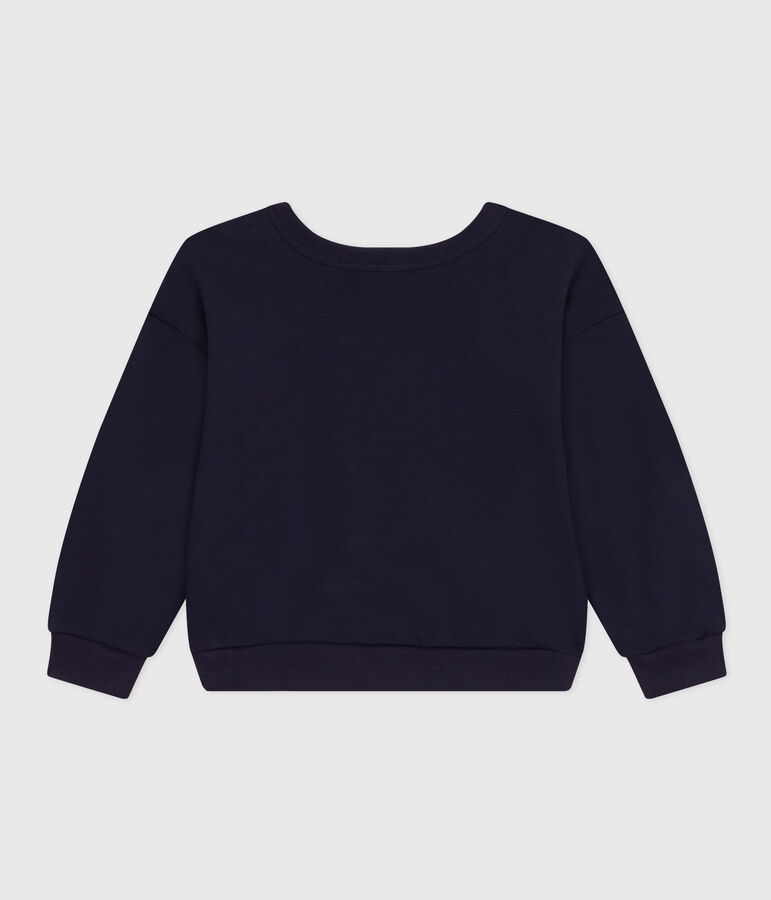 Kinder-Sweatshirt aus Molton f&uuml;r Jungen blau