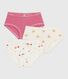 Set Kinder-Slips High Waist aus bedruckter Baumwolle