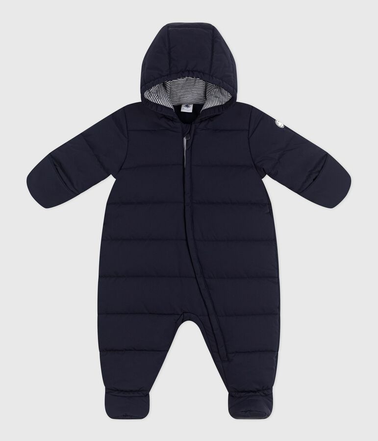 Baby-Schneeanzug aus Polyester blau