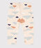 Baby-Hose aus bedrucktem Molton weiss AVALANCHE/ MULTICO