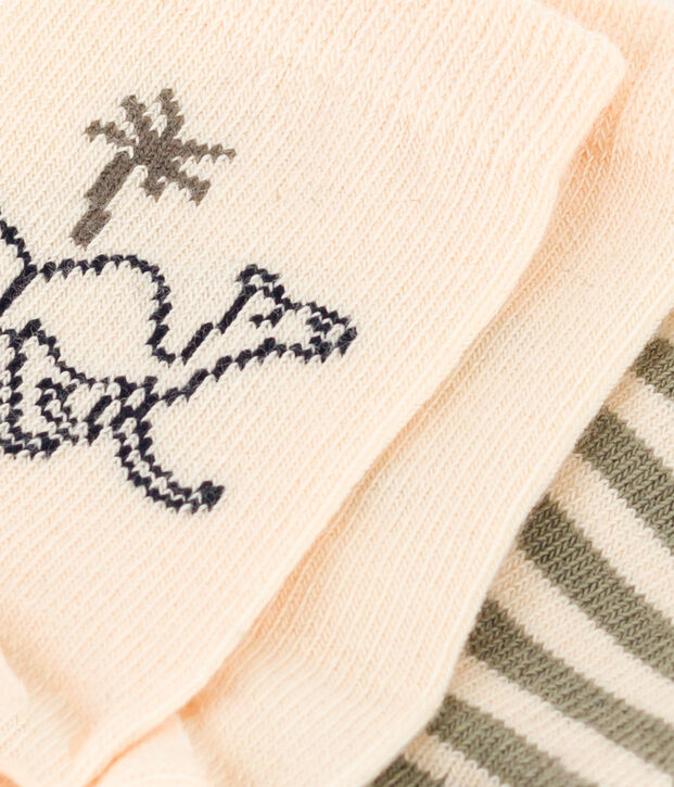 2er-Set Babysocken aus Baumwolljersey mit Dromedaren vielfarbig