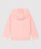 Kinder-Kapuzensweatshirt aus Molton für Mädchen rosa MINOIS