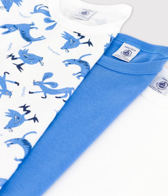 3er-Set mit kurzärmeligen T-Shirts aus Baumwolle mit Tiermuster für Jungen variante 1