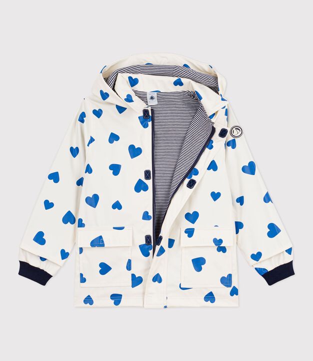 Ikonische Kinder-Regenjacke blau/blau