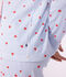 Gekn&ouml;pfter Damen-Pyjama aus Baumwolle mit Herzmotiv weiss/vielfarbig