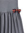 Mädchen-Kleid mit Milleraies-Ringelmuster blau SMOKING/weiss LAIT