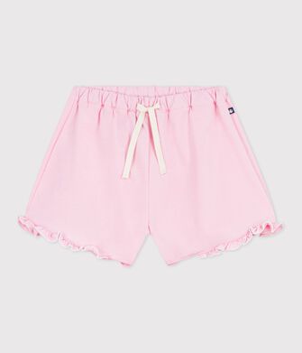 Kinder-Shorts aus einfarbiger Baumwolle