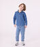 Kinderhemd aus leichtem Denim für Jungen blau DENIM CLAIR