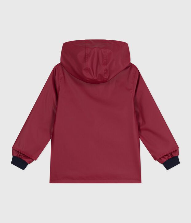 Ikonische  Kinder-Regenjacke unisex rot