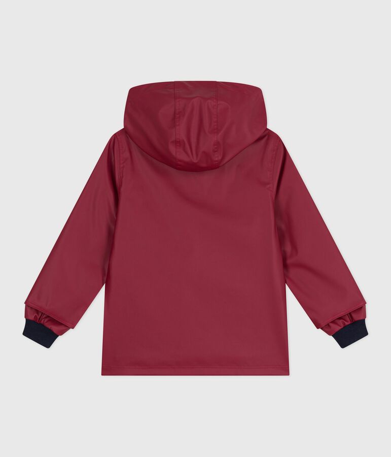 Ikonische  Kinder-Regenjacke unisex rot