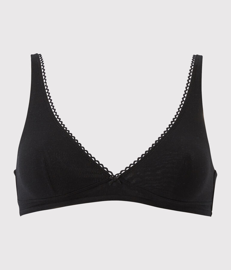 BH aus Stretch-Baumwolle f&uuml;r Damen schwarz NOIR