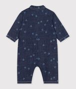blau/naturfarben