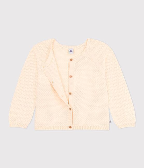 Cardigan aus Baumwolle Kinder/Mädchen naturfarben AVALANCHE
