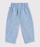 Baby-Hose aus Chambray blau