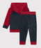 Zweiteiliges Baby-Set für Jungen blau SMOKING/weiss MULTICO