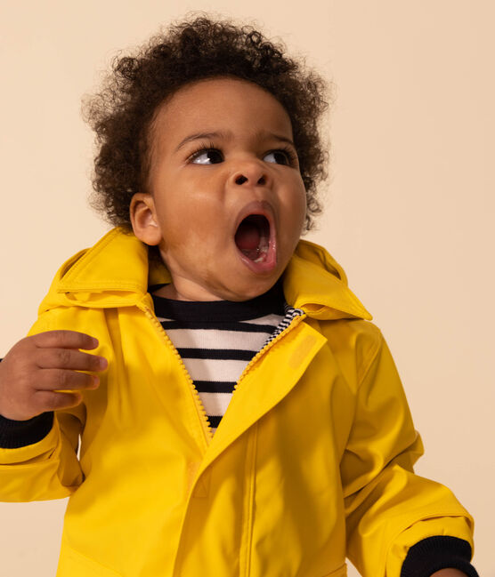 Klassische Baby-Regenjacke gelb JAUNE