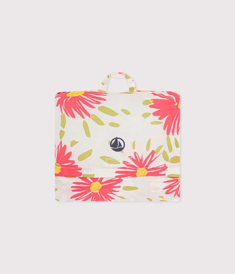 Ultraleichte Baby-Windjacke weiss MARSHMALLOW/weiss MULTICO