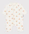 Baby-Kurzoverall aus Baumwolle mit roten Pandas MILK/ MULTICO