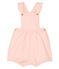 Kurze Baby-Latzhose aus Molton für Mädchen rosa MINOIS