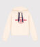 Kapuzen-Sweatshirt aus Molton für Damen naturfarben AVALANCHE