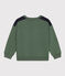 Kinder-Sweatshirt aus Molton für Jungen grün CROCO