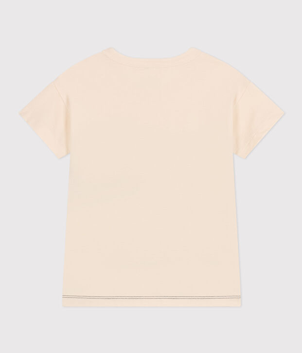 Kinder-T-Shirt aus Jersey f&uuml;r Jungen naturfarben/vielfarbig