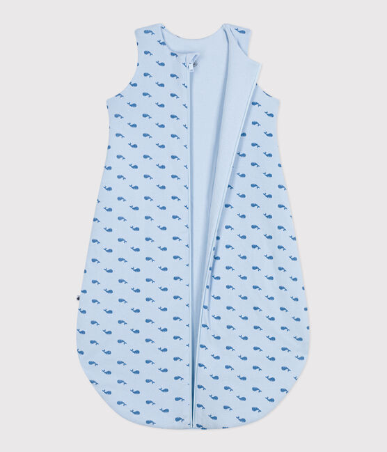 Babyschlafsack aus Baumwolle mit Walmotiv TOG-Wert 2 blau TOUDOU/ ALASKA
