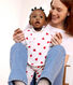 3-teiliges Baby-Set aus Baumwolle mit Herzmotiv