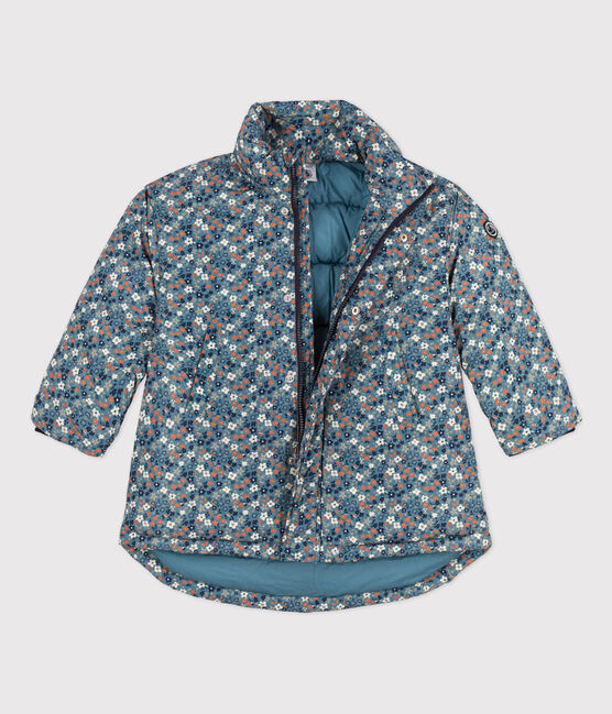 Halblange bedruckte Kinder-Winterjacke für Mädchen ROVER/ MULTICO