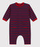 Baby-Overall aus dickem Jersey im Streifenlook LITTORAL CHINE/ STOP