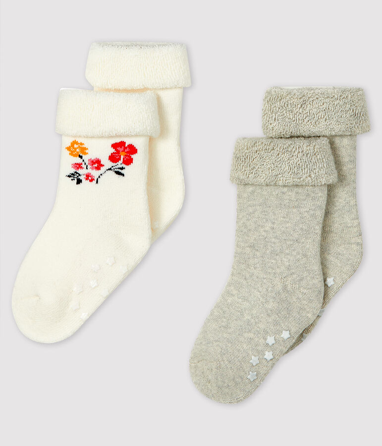 Set mit 2 Paar Baby-Socken vielfarbig
