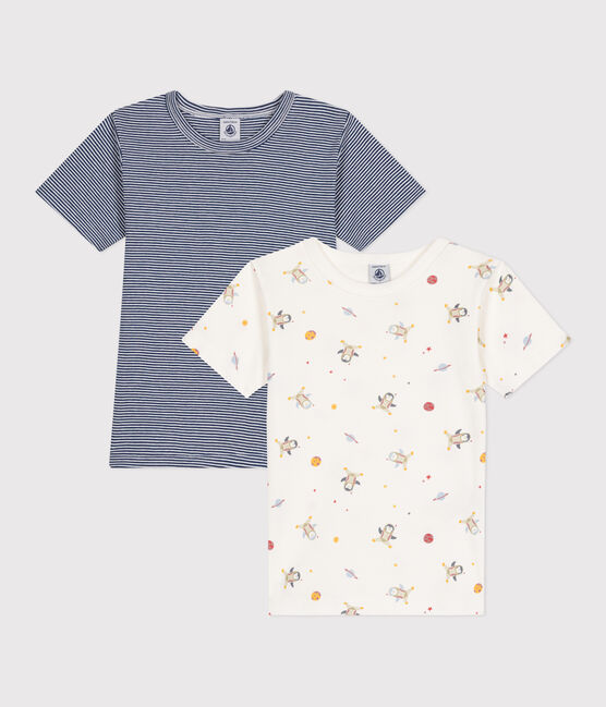 2er-Set kurzärmelige Kinder-T-Shirts aus Baumwolle variante 1