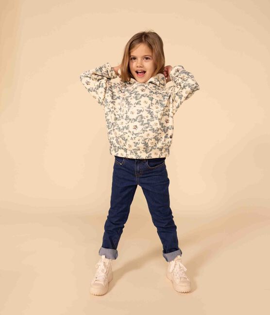 Kinder-Hoodie aus Molton für Mädchen AVALANCHE+POLOCHON/ MULTICO