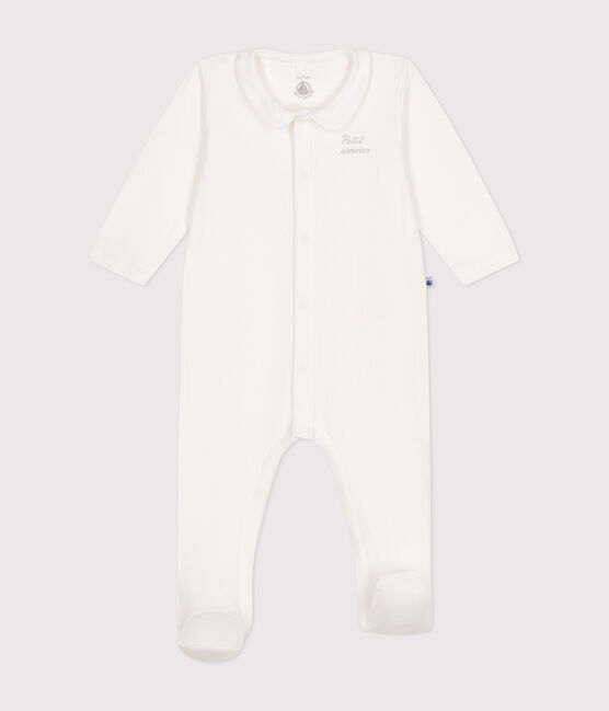 Strampler aus Doppeljersey weiss MARSHMALLOW
