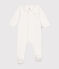 Strampler aus Doppeljersey weiss MARSHMALLOW