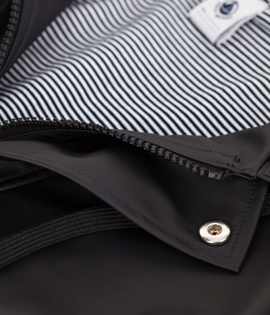 Ikonische Regenjacke Damen/Herren schwarz NOIR