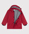 KLASSISCHE KINDER-REGENJACKE AUS RECYCELTEM MATERIAL rot CORRIDA