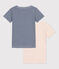 2er-Set kurzärmelige T-Shirts aus Baumwolle für Mädchen variante 1