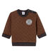 Baby-Sweatshirt aus Doppeljersey in Hahnentrittmuster für Jungen