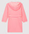 Morgenmantel aus Fleece für Kinder rosa GRETEL
