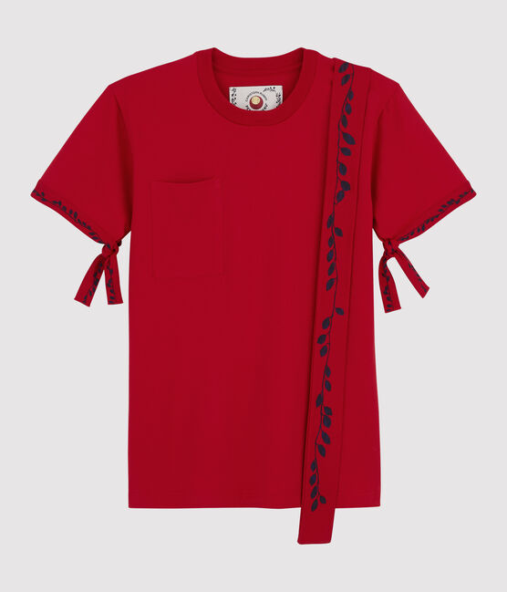 T-Shirt Christoph Rumpf x Petit Bateau rot TERKUIT