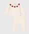 2-teiliges Baby-Strickset rot MARSHMALLOW/weiss CORRIDA