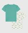Set kurzärmelige Kinder-T-Shirts aus bedruckter Baumwolle variante 1