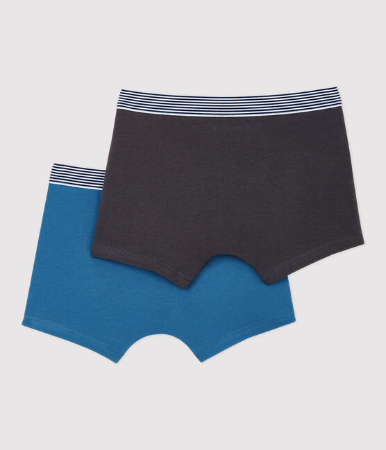 2er-Set Boxershorts aus Bio-Baumwolle und Elastan für Jungen variante 1
