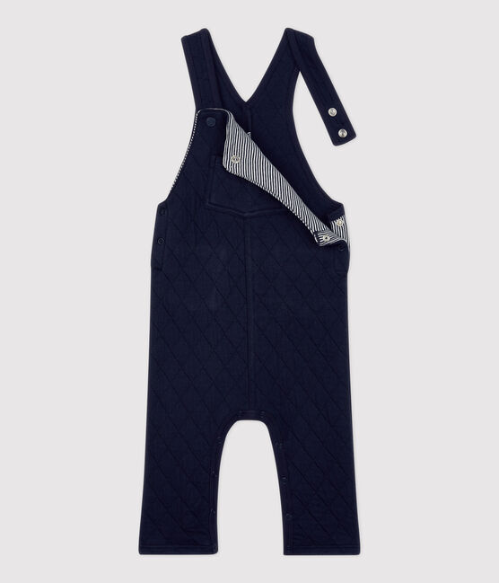 Gesteppte Baby-Latzhose. blau SMOKING