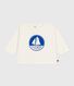 Langärmeliges Baby-T-Shirt aus Baumwolle mit Katzenmotiv