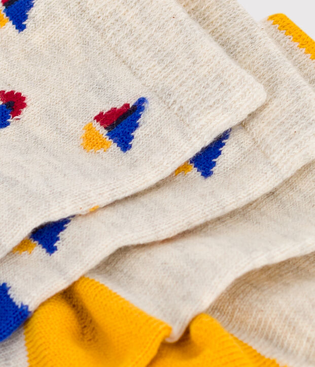 2er-Set Baby-Socken aus Baumwolle mit Schiffmotiv vielfarbig